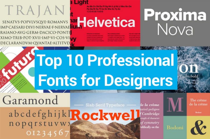 Font Teratas yang Digunakan oleh Desainer Grafis Profesional