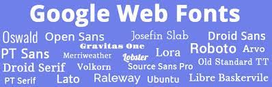 Font Web Google Yang Direkomendasikan Teratas