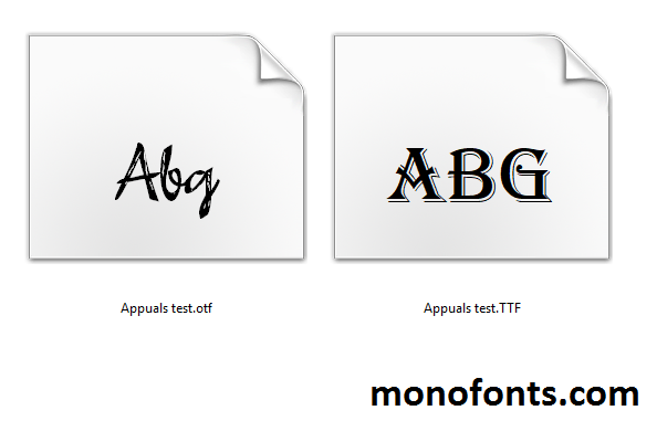 Perbedaan Antara Font Opentype dan Font Truetype